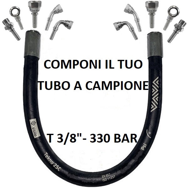 Componi il Tuo Tubo Oleodinamico da 3/8" a Campione