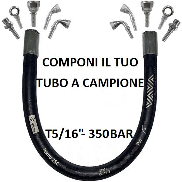 Componi il Tuo Tubo Oleodinamico da 5/16" a Campione