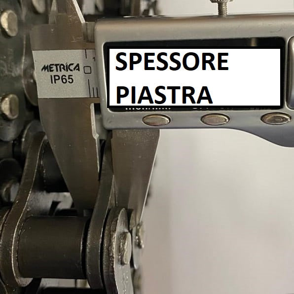 Catena di Trasmissione a Rulli 24B-1 Singola TAGLIATA SU MISURA