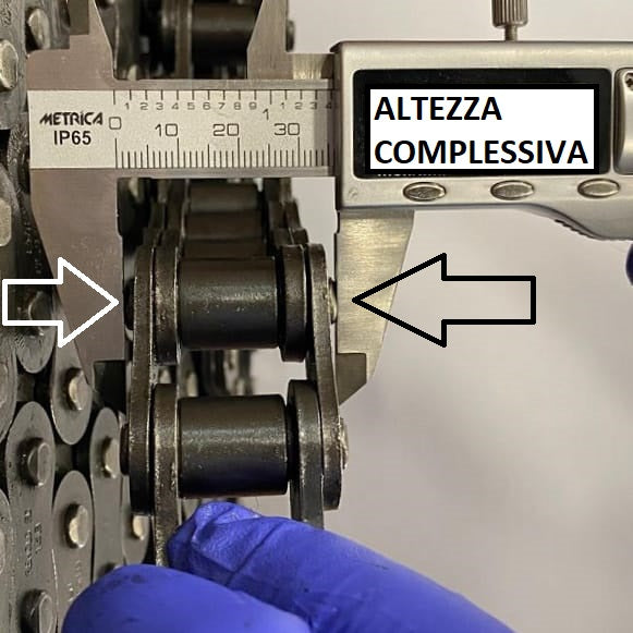 Catena di Trasmissione a Rulli 24B-1 Singola TAGLIATA SU MISURA