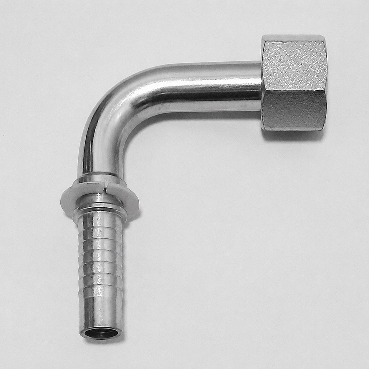 Hydraulik-Schlaucharmatur 90° IG UNF ORFS lang orientierbar