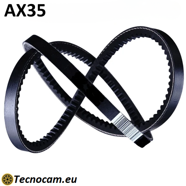 Cinghia di Trasmissione AX35 Trapezoidale Dentellata