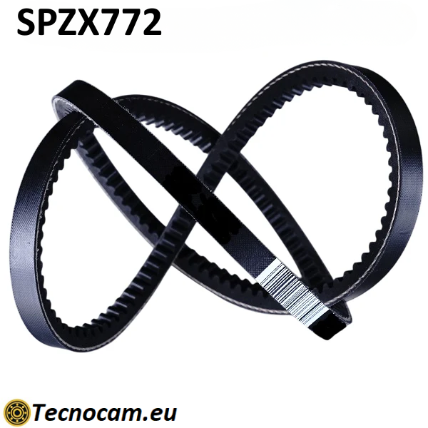 Cinghia di Trasmissione SPZX 772 Trapezoidale Dentellata