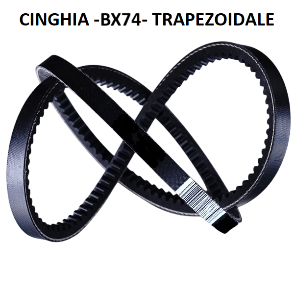 Cinghia di Trasmissione BX74 Trapezoidale Dentellata