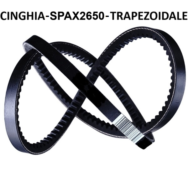 Cinghia di Trasmissione SPAX 2650 Trapezoidale Dentellata