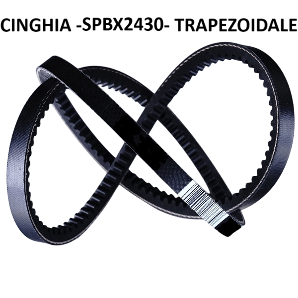 Cinghia di Trasmissione SPBX 2430 Trapezoidale Dentellata