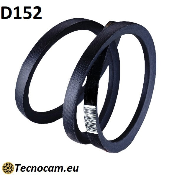 Cinghia di Trasmissione D152 Trapezoidale Liscia