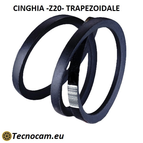 Cinghia di Trasmissione Z20 Trapezoidale Liscia