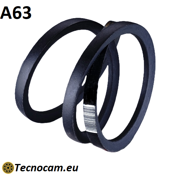 Cinghia di Trasmissione A63 Trapezoidale Liscia