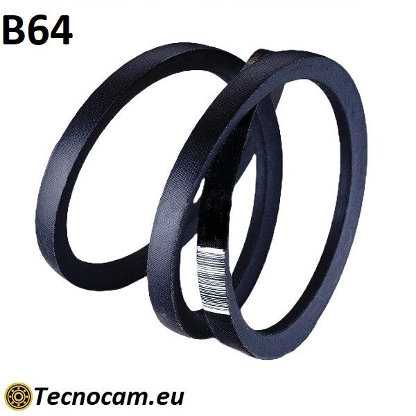 Cinghia di Trasmissione B64 Trapezoidale Liscia