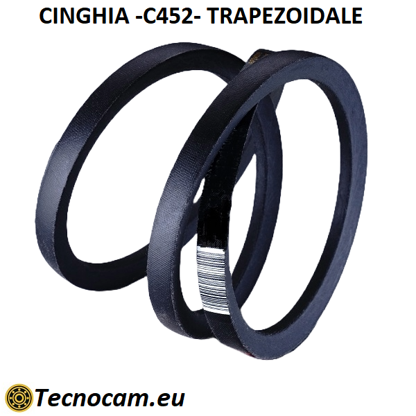 Cinghia di Trasmissione C452 Trapezoidale Liscia