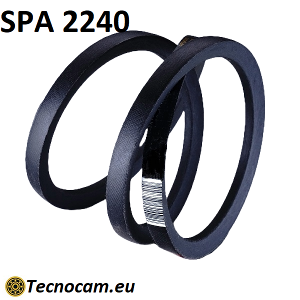 Cinghia di Trasmissione SPA 2240 Trapezoidale Liscia