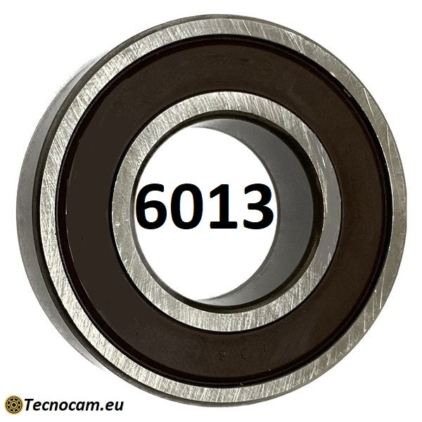 Cuscinetto a Sfere 6013 2RS 65x100x18 mm Schermato Gomma a Tenuta Stagna