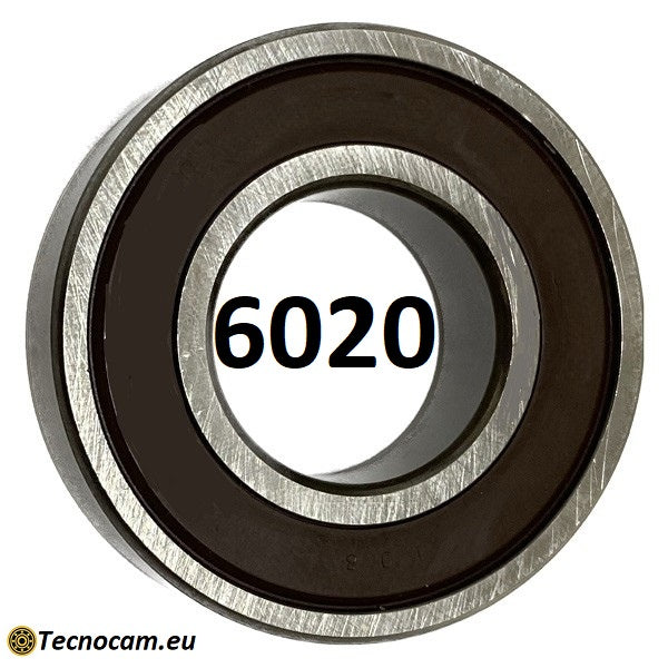 6020 2RS 100x150x24 mm Gummigedichtetes Kugellager