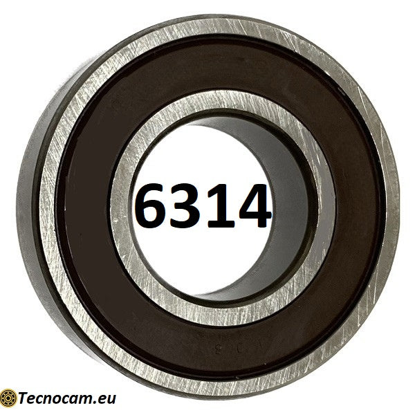 Kugellager 6314 2RS 70x150x35 mm gummidicht (2RS)