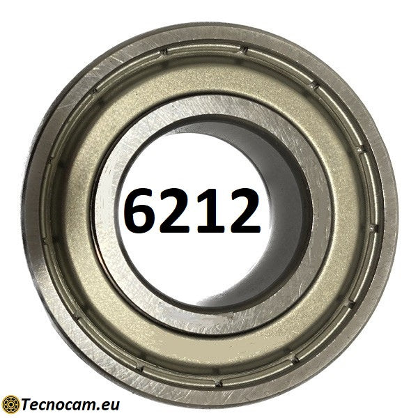 Kugellager 6212 ZZ 60x110x22 mm, abgedichtet in verzinktem Stahl