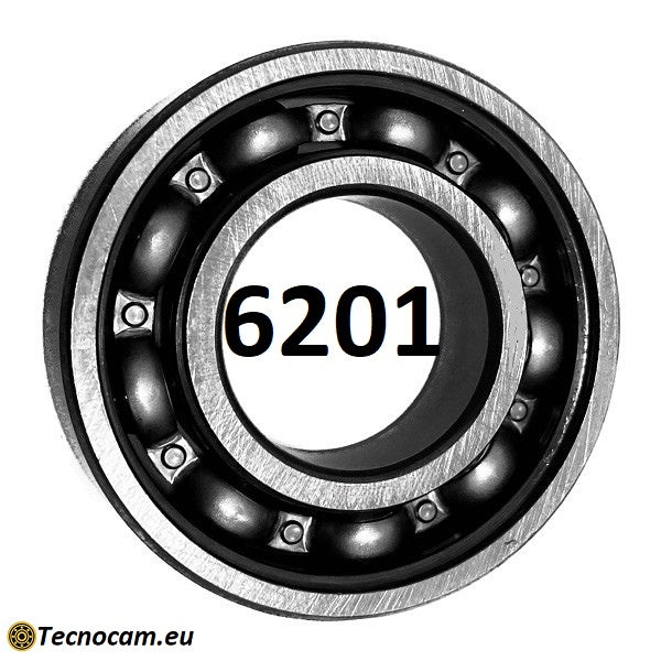 Cuscinetto a Sfere 6201 12x32x10 mm Non Schermato