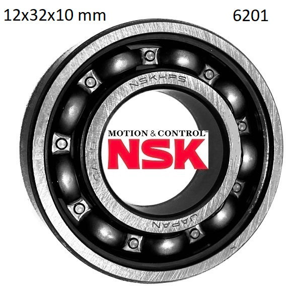 Cuscinetto a Sfere 6201 NSK 12x32x10 mm Non Schermato