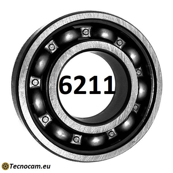 Kugellager 6211 55x100x21 mm ungeschirmt