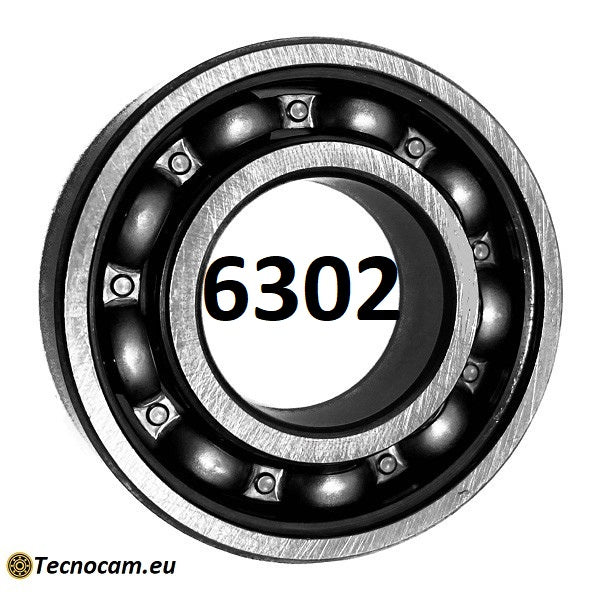 Kugellager 6302 15x42x13 mm ungeschirmt