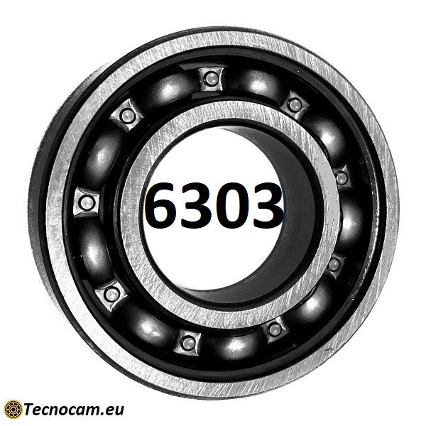 Kugellager 6303 17x47x14 mm ungeschirmt