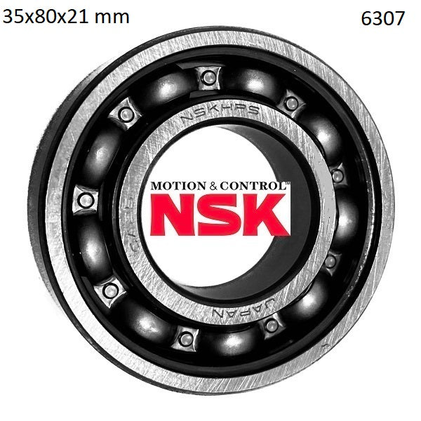 Cuscinetto a Sfere 6307 NSK 35x80x21 mm Non Schermato