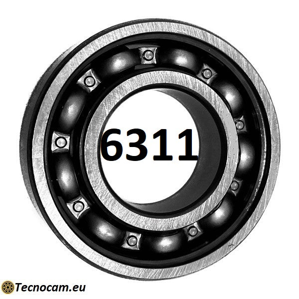 Roulement à billes 6311 55x120x29 mm non blindé