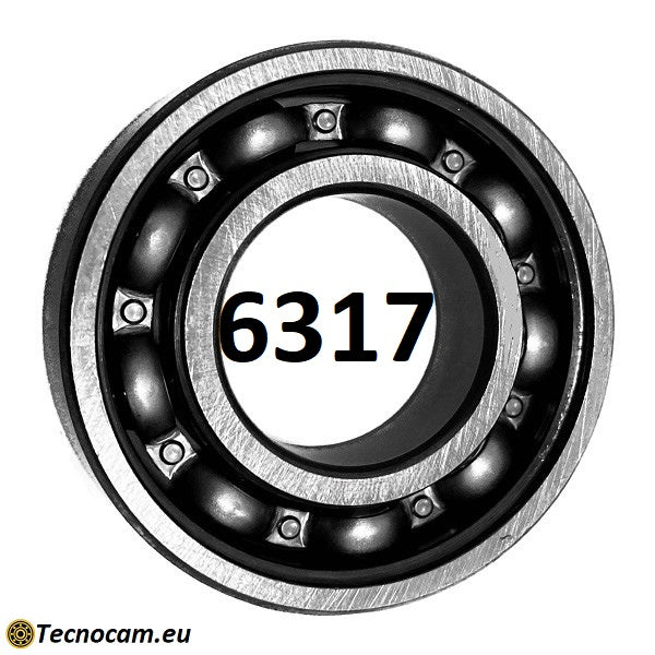 Roulement à billes 6317 85x180x41 mm non blindé