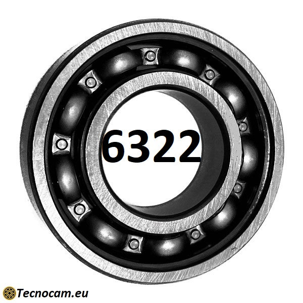Roulement à billes 6322 110x240x50 mm non blindé