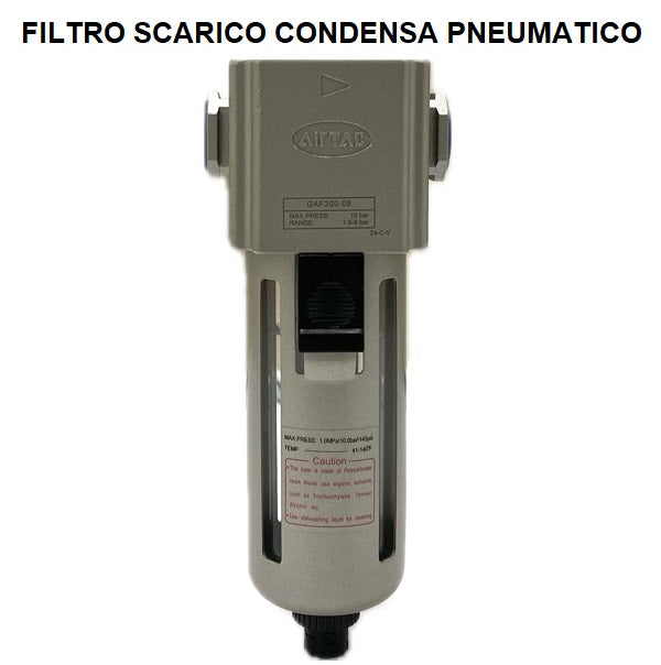 Filtro Scarico Condensa Pneumatico per Aria Compressa serie CP4