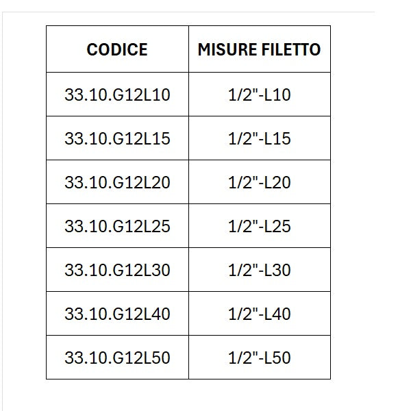 Raccordo per Idraulica Prolunga con Esagono interno in Ottone Cromato Lucido