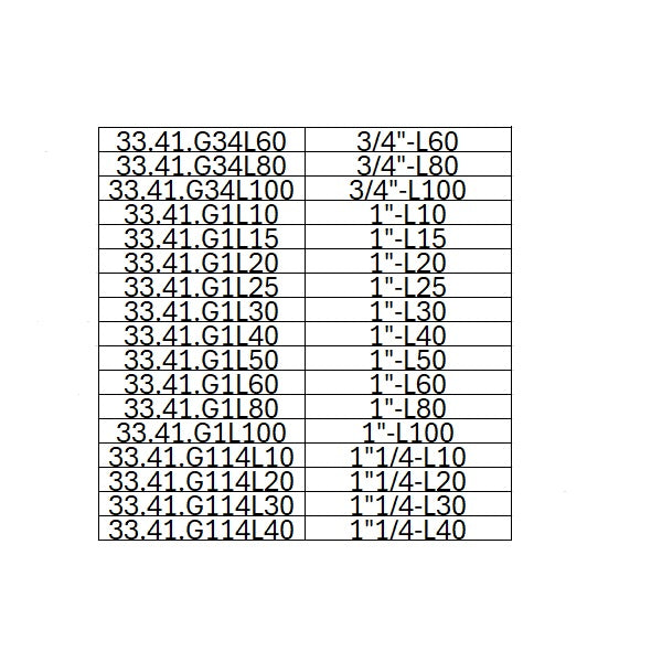 Raccordo per Idraulica Prolunga Pesante in Ottone Cromato Lucido- Serie Pesante
