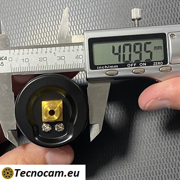 Trockenmanometer, Skala 0–25 bar, 1/8"-Außengewinde-Gasanschluss hinten 