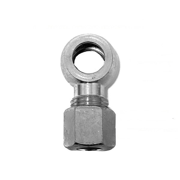 AMA – Raccordo Banjo Filettato Maschio 1/2” X Occhio 1/2” – Confezione Da 2 Pezzi - 3