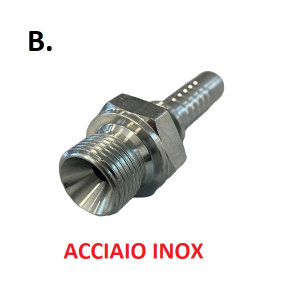 Confezione da 2 tubi per propano, in acciaio inox intrecciato con Confezione da 2 tubi per propano, in acciaio inox intrecciato con