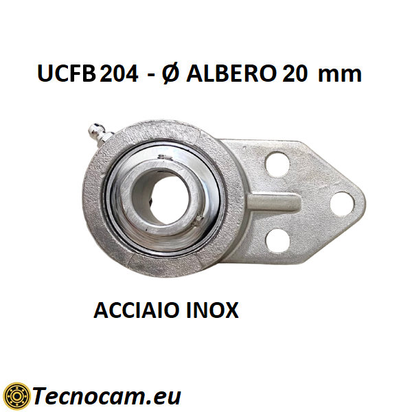 Supporto INOX con Cuscinetto INOX UCFB204