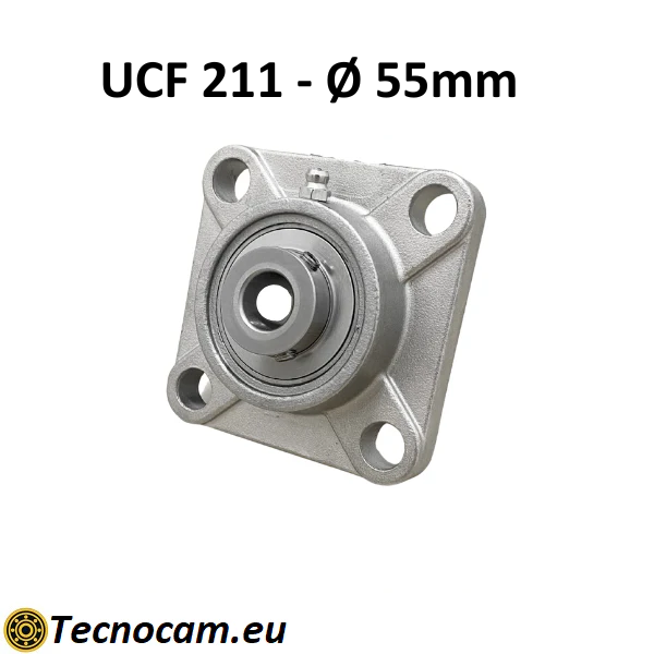 Supporto INOX con Cuscinetto INOX UCF211
