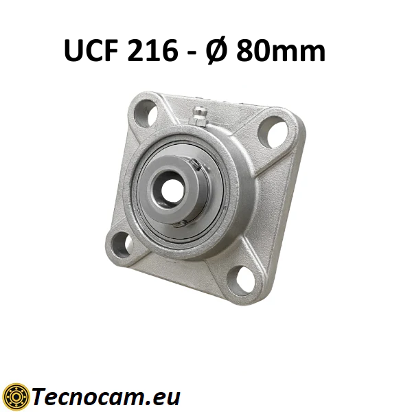 Supporto INOX con Cuscinetto INOX UCF216