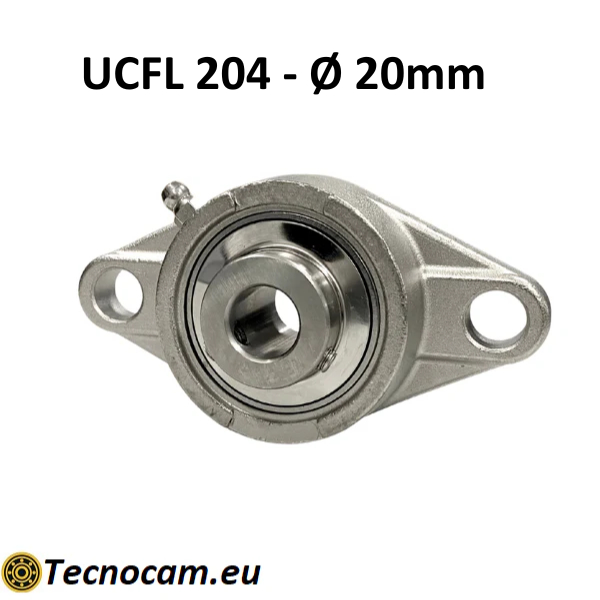 Supporto INOX con Cuscinetto INOX UCFL204