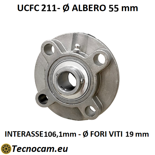 UCFC211 Lagerhalterung aus Edelstahl