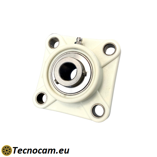 Supporto con Cuscinetto INOX UCF204 in Plastica