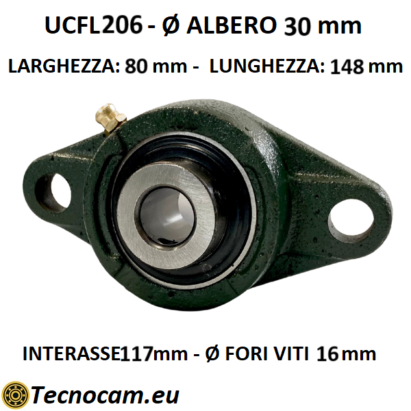 UCFL206 Lagerhalterung aus Gusseisen