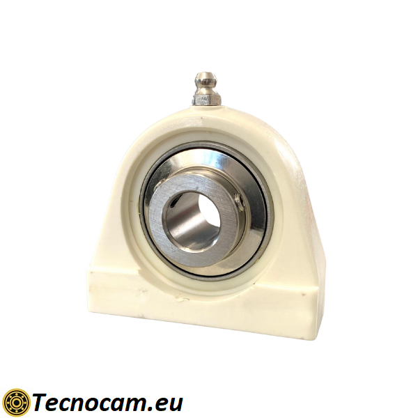 Supporto con Cuscinetto INOX UCPA206 in Plastica