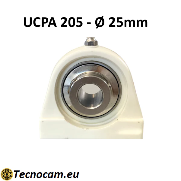 Supporto con Cuscinetto INOX UCPA203 in Plastica