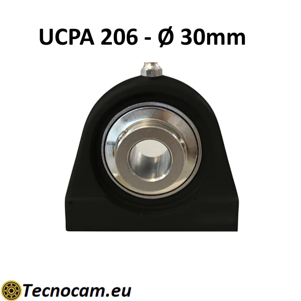 Supporto con Cuscinetto INOX UCPA206 in Plastica