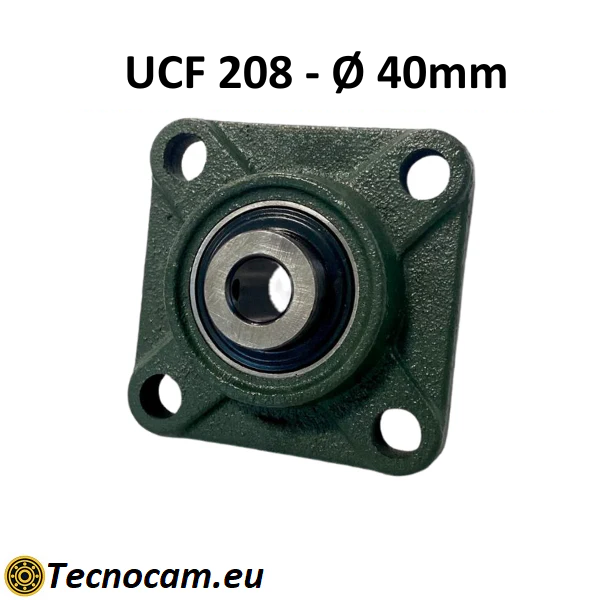 Supporto con Cuscinetto UCF208 in Ghisa