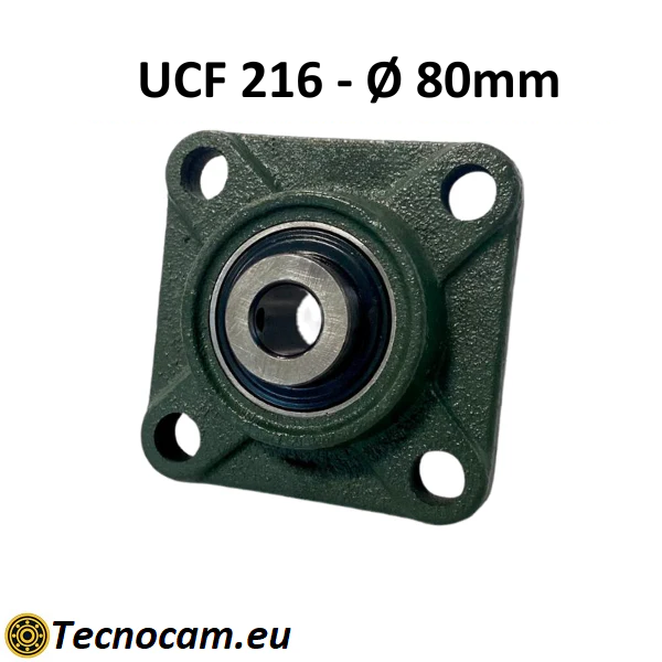 Supporto con Cuscinetto UCF216 in Ghisa
