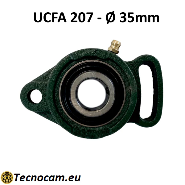 Supporto con Cuscinetto UCFA207 in Ghisa