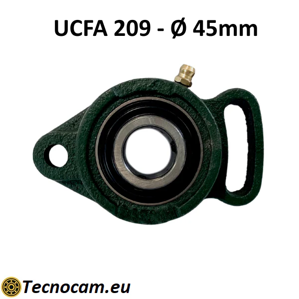Supporto con Cuscinetto UCFA209 in Ghisa
