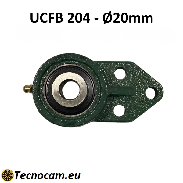 Supporto con Cuscinetto UCFB204 in Ghisa
